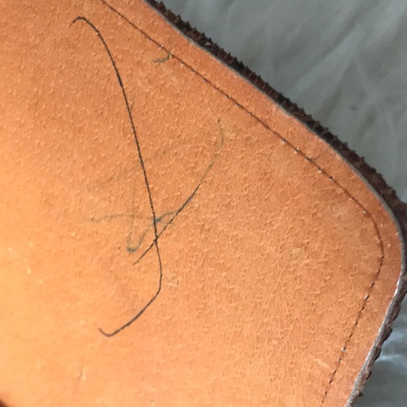 Vintage genuine snake skin briefcase purse 2 compartments - Picture 7 of 14